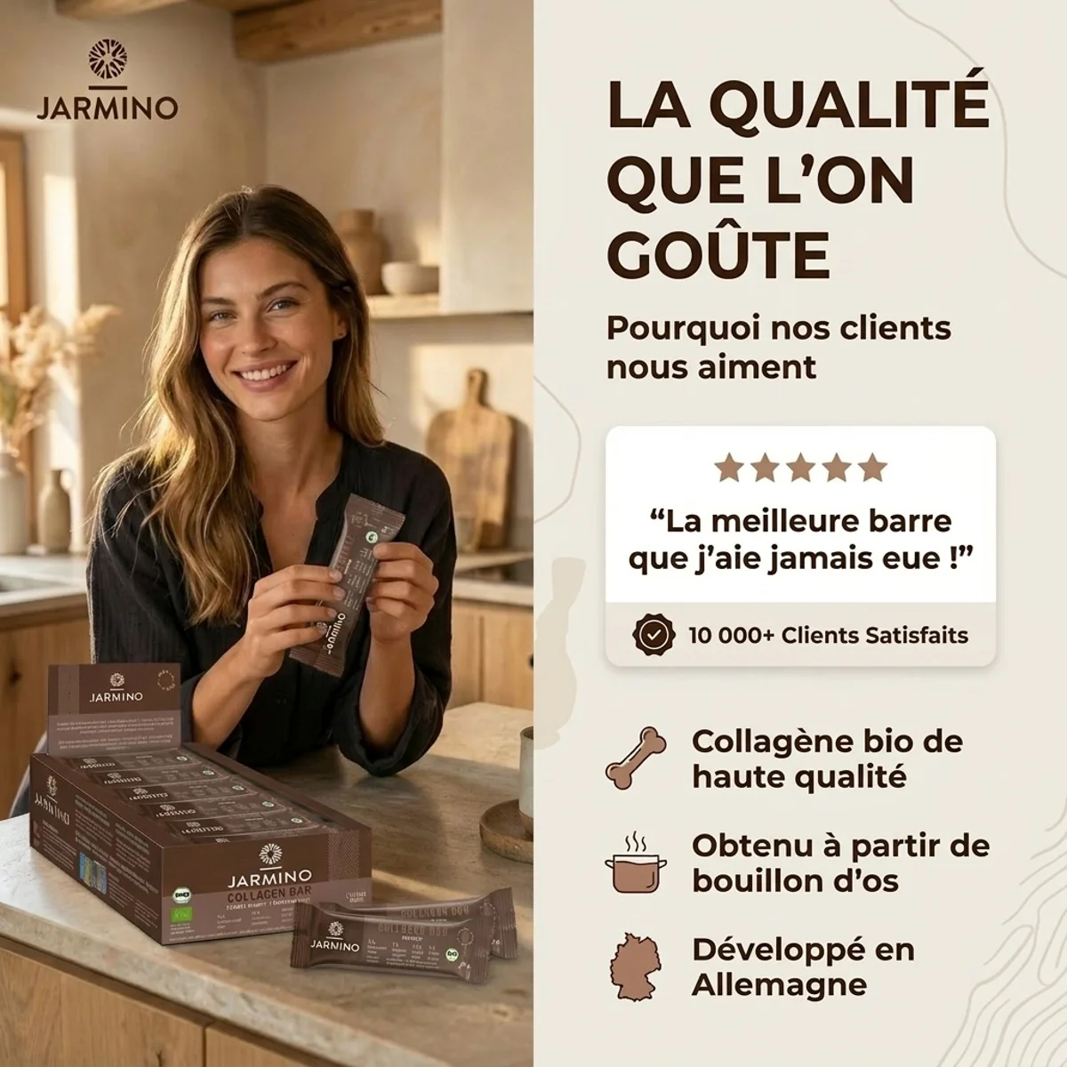 Barre de collagène saveur brownie - Image 4