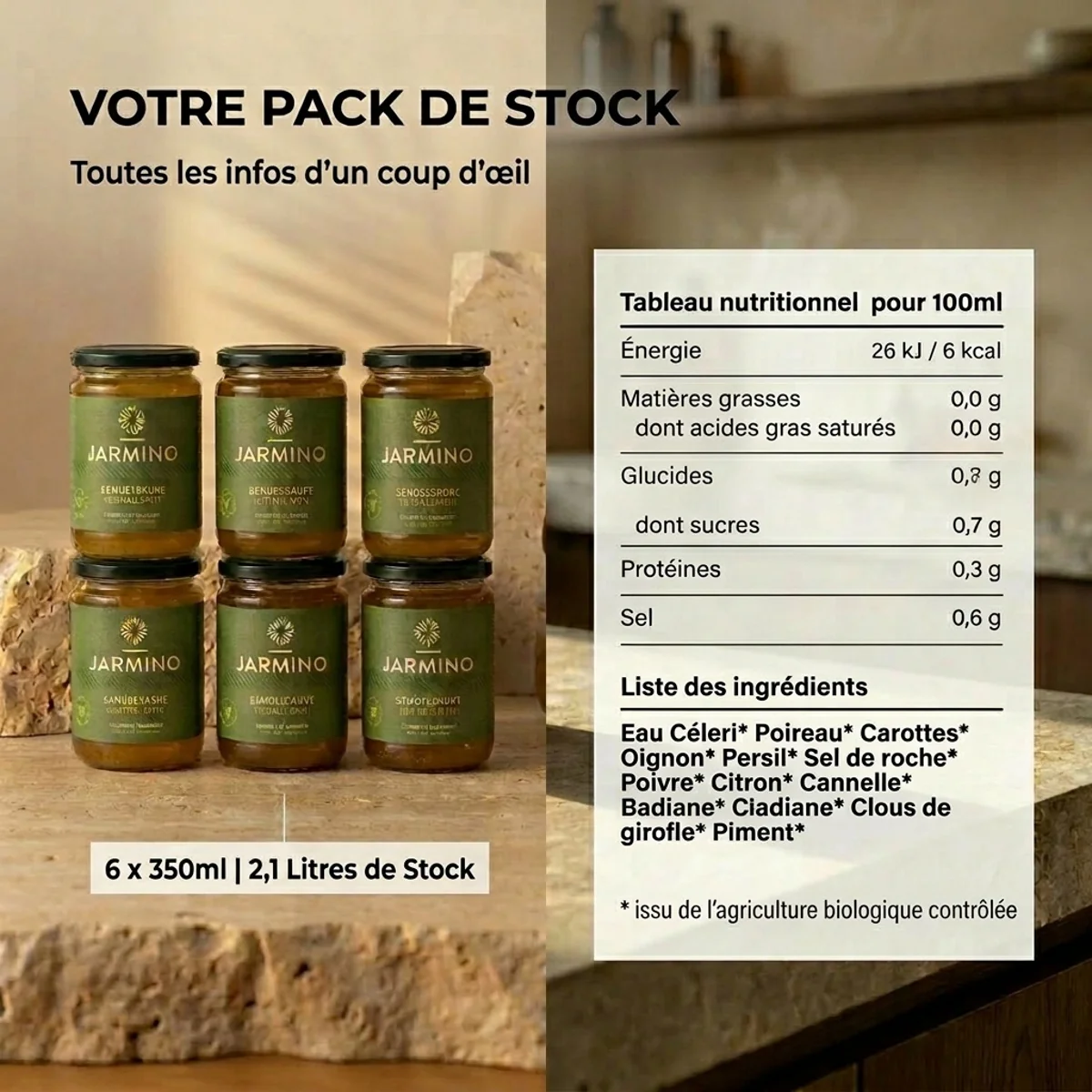 Bouillon de légumes (6x 350ml) - Image 7