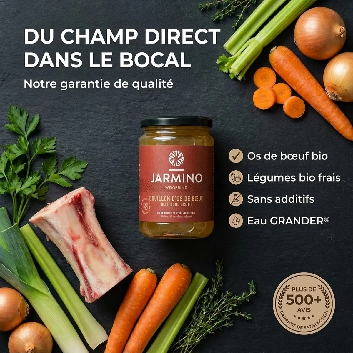 Bouillon d'os de bœuf (6x 350ml) - Image 4