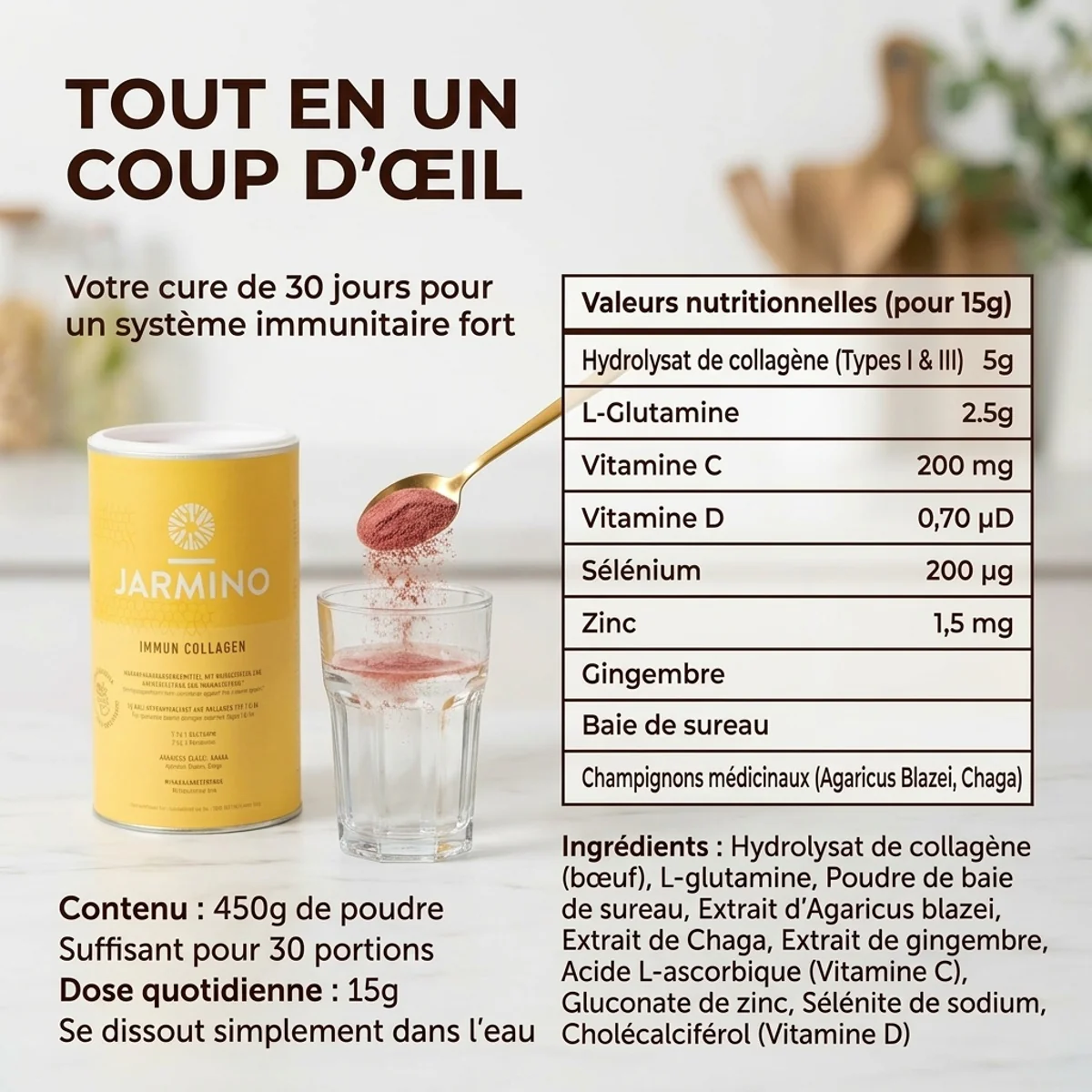 Collagène Défenses Immunitaires (450g) - Image 5