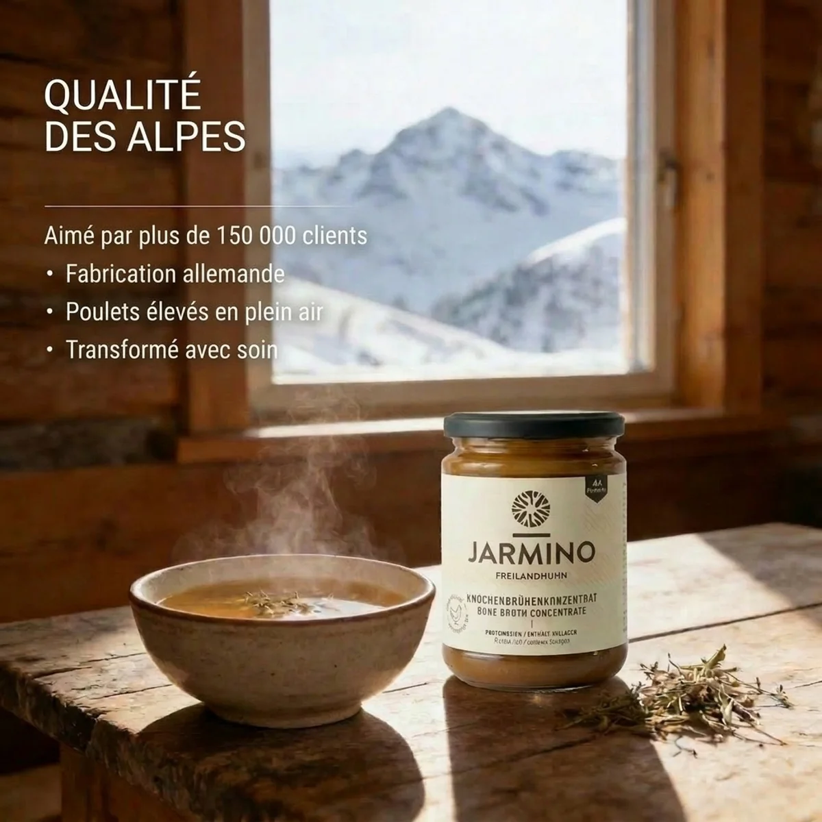 Concentré de bouillon d'os de poulet (200g) - Image 5
