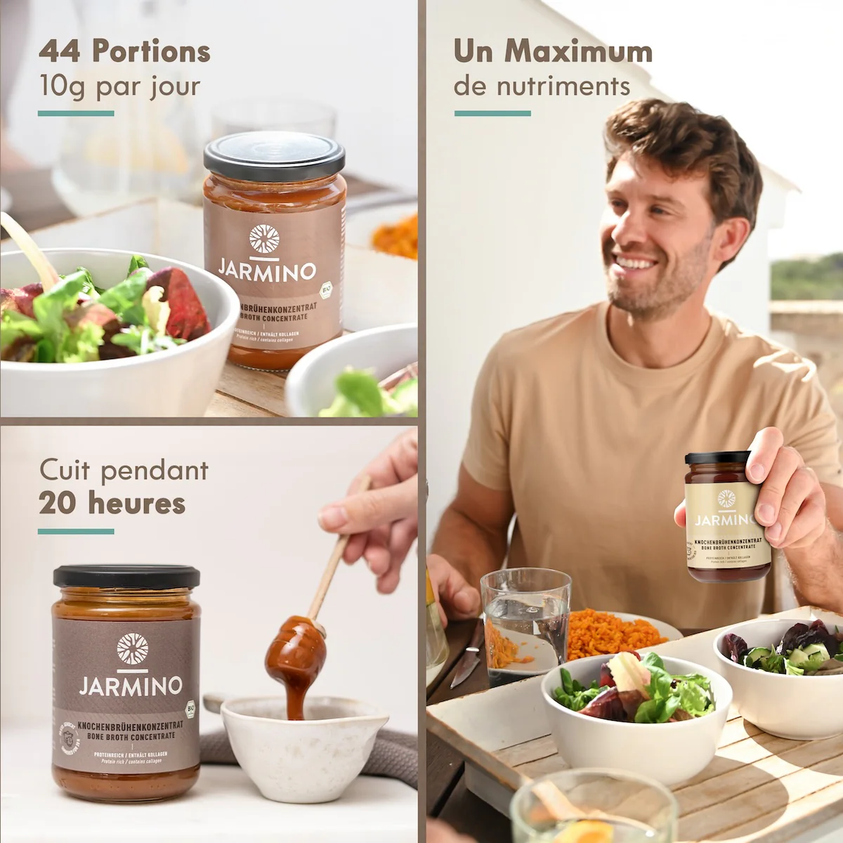 Concentré de bouillon d'os de bœuf (3x 440g) - Image 5